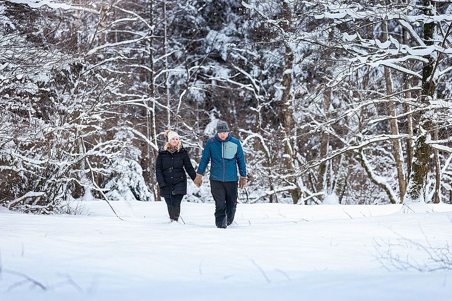 50 Kilometer Winterwanderwege – für jede Geschwindigkeit 50 Kilometer Winterwanderwege – für jede Geschwindigkeit