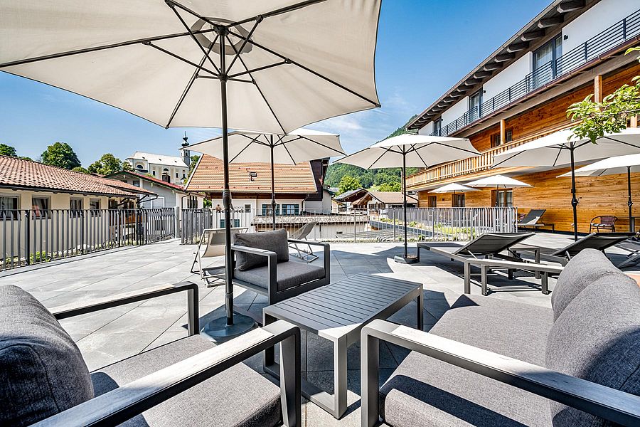 Sonnenterrassen und Biergarten